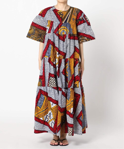 CITYSHOP(シティーショップ)の「《予約》AFRICAN BATIC-DRESS 2:ワンピース(その他・グレーA/フリー)」の6枚目の写真