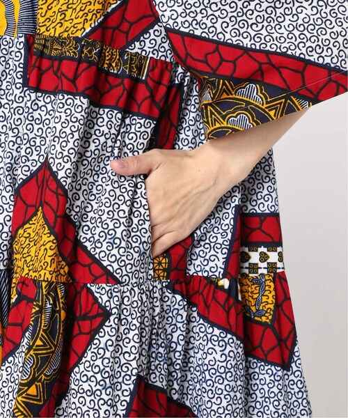 CITYSHOP(シティーショップ)の「《予約》AFRICAN BATIC-DRESS 2:ワンピース(その他・グレーA/フリー)」の14枚目の写真