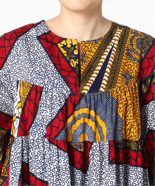 CITYSHOP(シティーショップ)の「《予約》AFRICAN BATIC-DRESS 2:ワンピース(その他・グレーA/フリー)」の10枚目の写真