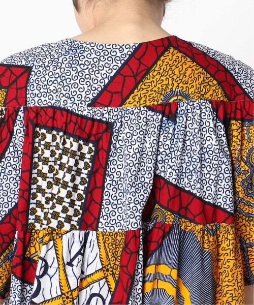 CITYSHOP(シティーショップ)の「《予約》AFRICAN BATIC-DRESS 2:ワンピース(その他・グレーA/フリー)」の9枚目の写真