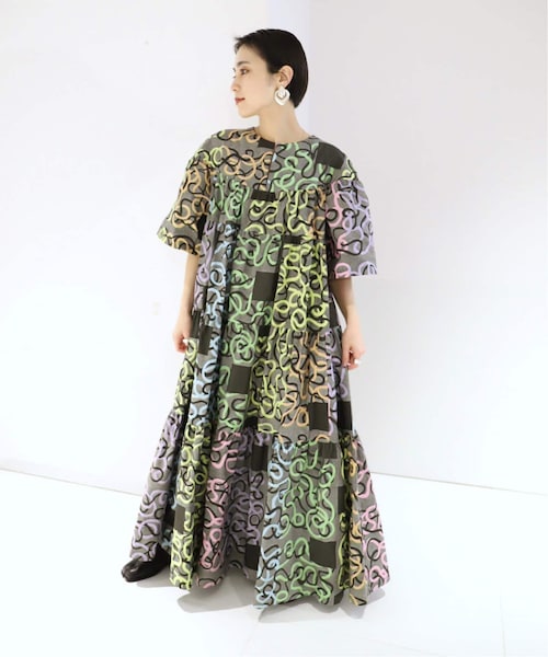 CITYSHOP(シティーショップ)の「《予約》AFRICAN BATIC-DRESS 2:ワンピース(その他・グレーA/フリー)」の4枚目の写真