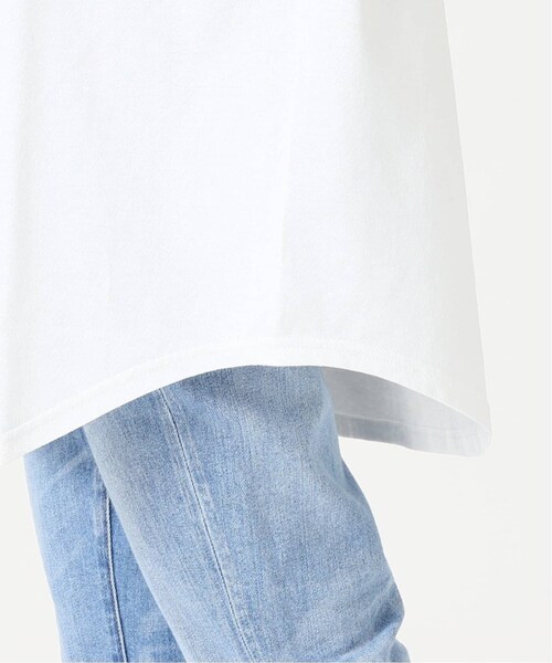 JOURNAL STANDARD（ジャーナルスタンダード）の「《追加予約》ラウンドヘムロゴTシャツ◆3（その他・ホワイト/フリー）」の14枚目の写真