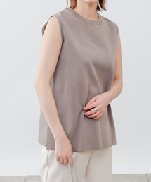 COLONY 2139 | エステルヤーンクルーネックニットタンクトップ/ノースリーブトップス(ニット/セーター)