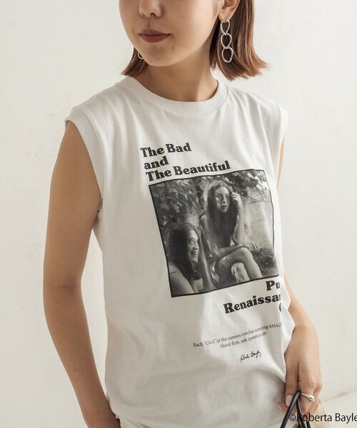 CAPRICIEUX LE'MAGE（カプリシューレマージュ）の「【GOOD ROCK SPEED】Robertaフォトタンク（Tシャツ/カットソー・レディース・ホワイトその他1/ホワイトその他2・F）」の2枚目の写真