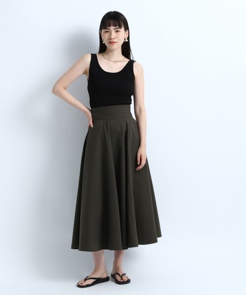 JEANASIS（ジーナシス）の「12G Rib Tank Top（トップス・ブラック()/ベージュ()/パープル()）」の4枚目の写真