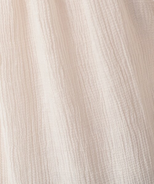 LOWRYS FARM（ローリーズファーム）の「プリーツスクエアブラウス５Ｓ（トップス・オフホワイト/ブラック/イエロー）」の12枚目の写真