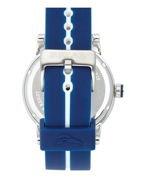 Tommy Bahama（トミーバハマ）の「Tommy Bahama Relax Stripe Silicone Strap Watch