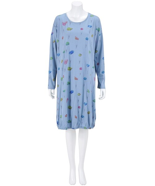 Ne-net（ネネット）の「ホーセキパラシュート / ワンピース（ワンピース/ドレス・レディース・off white/light blue/gray・02）」の3枚目の写真