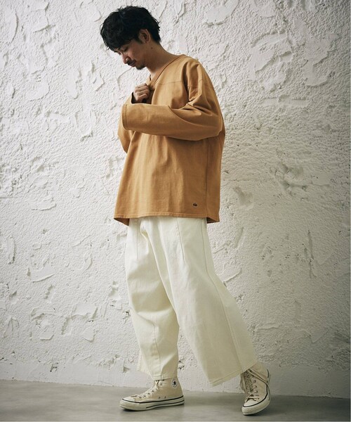 JOURNAL STANDARD relume(ジャーナルスタンダード レリューム)の「【PALMER for relume】SLOUCHY FOOTBALL Tシャツ(その他・ブラック/M/L)」の7枚目の写真