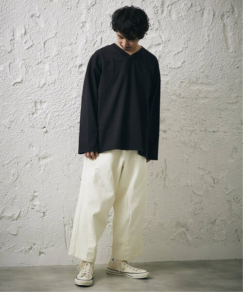 JOURNAL STANDARD relume(ジャーナルスタンダード レリューム)の「【PALMER for relume】SLOUCHY FOOTBALL Tシャツ(その他・ブラック/M/L)」の11枚目の写真