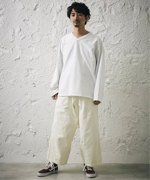 JOURNAL STANDARD relume(ジャーナルスタンダード レリューム)の「【PALMER for relume】SLOUCHY FOOTBALL Tシャツ(その他・ブラック/M/L)」の13枚目の写真