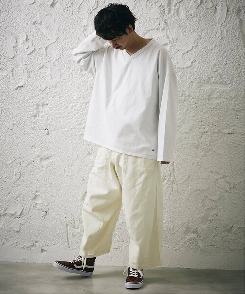 JOURNAL STANDARD relume(ジャーナルスタンダード レリューム)の「【PALMER for relume】SLOUCHY FOOTBALL Tシャツ(その他・ブラック/M/L)」の14枚目の写真