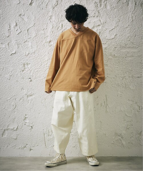 JOURNAL STANDARD relume(ジャーナルスタンダード レリューム)の「【PALMER for relume】SLOUCHY FOOTBALL Tシャツ(その他・ブラック/M/L)」の6枚目の写真