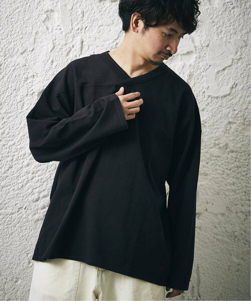 JOURNAL STANDARD relume(ジャーナルスタンダード レリューム)の「【PALMER for relume】SLOUCHY FOOTBALL Tシャツ(その他・ブラック/M/L)」の20枚目の写真