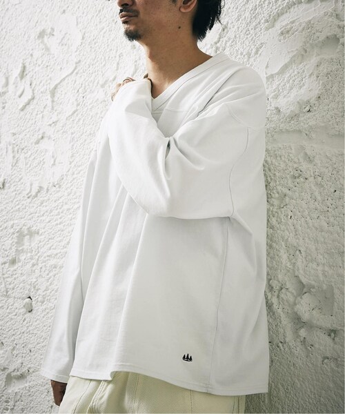 JOURNAL STANDARD relume(ジャーナルスタンダード レリューム)の「【PALMER for relume】SLOUCHY FOOTBALL Tシャツ(その他・ブラック/M/L)」の2枚目の写真