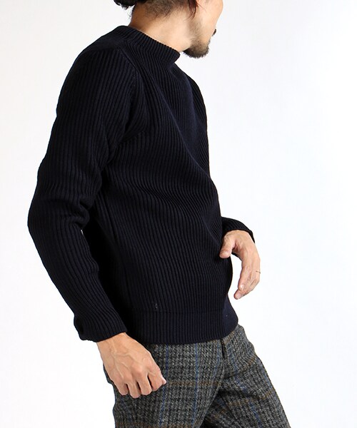 Andersen-Andersen(アンデルセンアンデルセン)の「SAILOR SWEATER (CREW NECK)(その他・メンズ・オフホワイト/ネイビー・XS/S)」の3枚目の写真