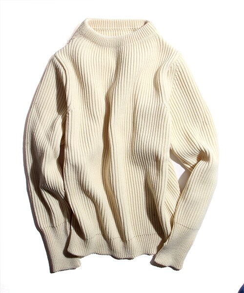 Andersen-Andersen(アンデルセンアンデルセン)の「SAILOR SWEATER (CREW NECK)(その他・メンズ・オフホワイト/ネイビー・XS/S)」の10枚目の写真