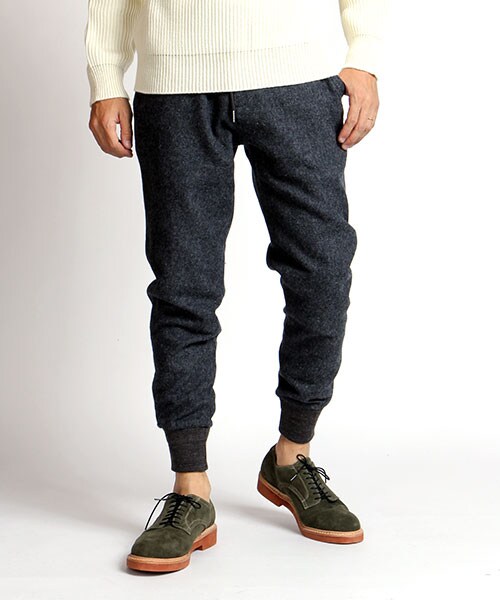 FREAK'S STORE（フリークスストア）の「ウールリブパンツ（パンツ・メンズ・グレー/チャコールグレー/オリーブ/ネイビー・S/M/L）」の2枚目の写真