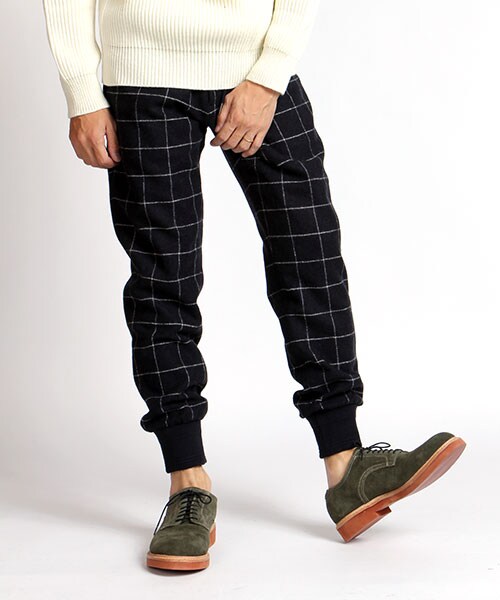 FREAK'S STORE（フリークスストア）の「ウールリブパンツ（パンツ・メンズ・グレー/チャコールグレー/オリーブ/ネイビー・S/M/L）」の4枚目の写真