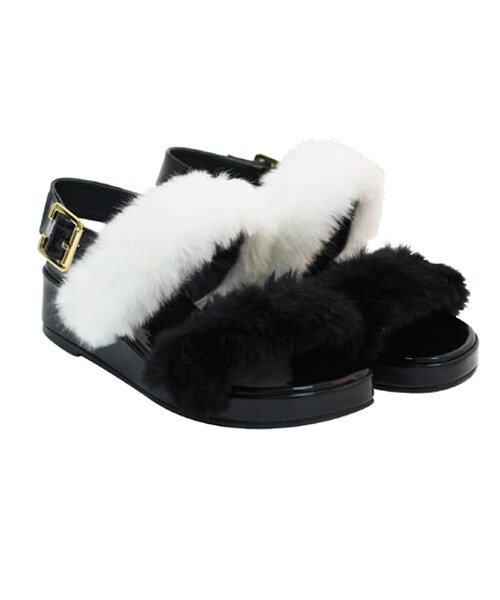 202FACTORY（202ファクトリー）の「FUR SANDAL（その他・レディース・BLACK+BLACK・230/235/240/245）」の5枚目の写真