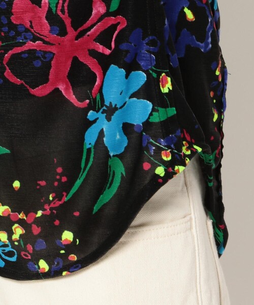 FranCisT_MOR.K.S.（フランシストモークス）の「FranCisT_MOR.K.S./フランシスト モークス/FLOWER SHIRT（トップス・メンズ・WHITE/BLACK・2/3/4）」の7枚目の写真