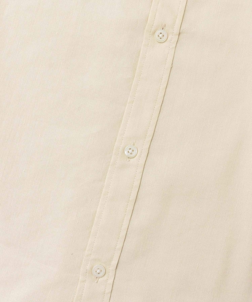 URBAN RESEARCH Sonny Label（アーバンリサーチサニーレーベル）の「クールリネンバンドカラーシャツ（その他・メンズ・ブルーST/カーキ/ナチュラル/ベージュCH・M/L）」の20枚目の写真