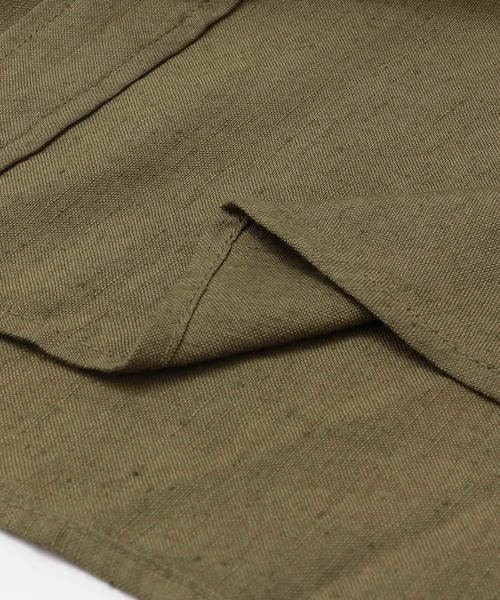 URBAN RESEARCH Sonny Label（アーバンリサーチサニーレーベル）の「クールリネンバンドカラーシャツ（その他・メンズ・ブルーST/カーキ/ナチュラル/ベージュCH・M/L）」の19枚目の写真
