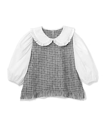 GRL（グレイル）の「ツイードドッキングブラウス（シャツ/ブラウス・レディース）」