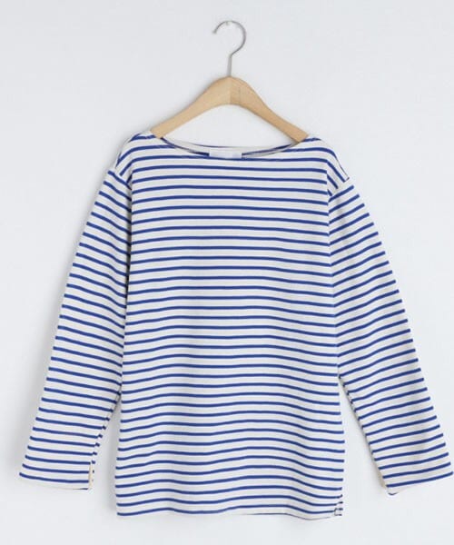 DHOLIC（ディーホリック）の「スリットスリーブボーダーTシャツ（Tシャツ/カットソー・レディース・レッド/ブルー/ブラック・ONESIZE）」の3枚目の写真