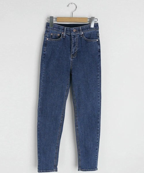 DHOLIC（ディーホリック）の「シークレットゴムスキニーデニムパンツ（デニムパンツ・レディース・その他/ブルー・S/M）」の2枚目の写真