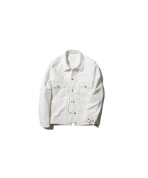 LIFUL MINIMAL GARMENTS. | MINIMAL CITY SNAP TRUCKER JACKET white(ジャケット/アウター)