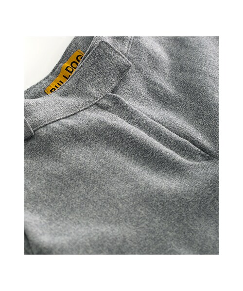 gracegift（グレースギフト）の「都會概念 韓國簡約針織反摺長褲（パンツ・レディース・灰・S/M）」の3枚目の写真