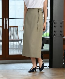 Rewde | 【スタイリストコラボ商品】 リネンライクタイトスカート（1R10-05212）(スカート)