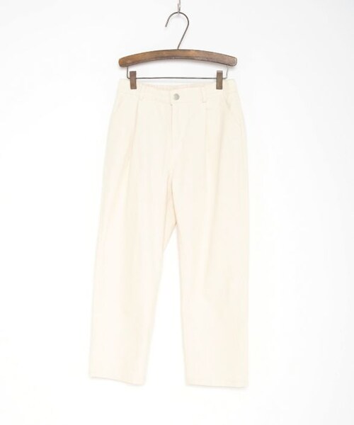 Crisp yours（クリスプユアーズ）の「アンクルテーパードパンツ[c2k2895b]（その他パンツ・レディース・ブラック/アイボリー・FREE）」の3枚目の写真