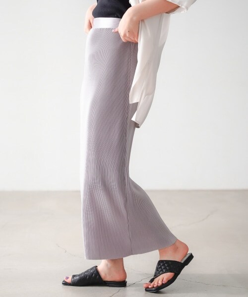 PAGEBOY（ページボーイ）の「【WEB先行予約】カットプリーツスカート（スカート・レディース・ブラック/グレージュ/オリーブ・F）」の5枚目の写真