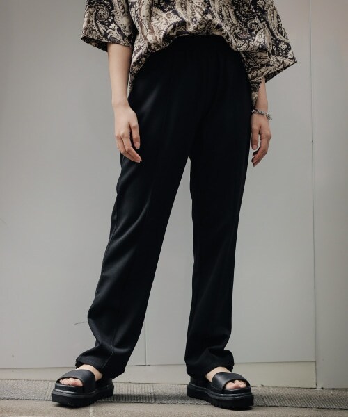 PAGEBOY（ページボーイ）の「【PAGEBOYLIM】カットイージースラックス【WEB先行アイテム】（パンツ・レディース・ゼブラ柄/ブラック/グリーン/パープル・M, L）」の9枚目の写真