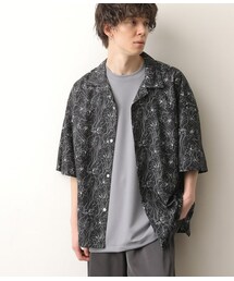 JUNRED | フラワープリント線画シャツ(トップス)