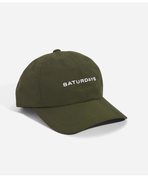 Saturdays NYC(サタデーズ ニューヨークシティ )の「Abie Dad Hat(帽子・レディース・オリーブ/ブラック・F)」の2枚目の写真