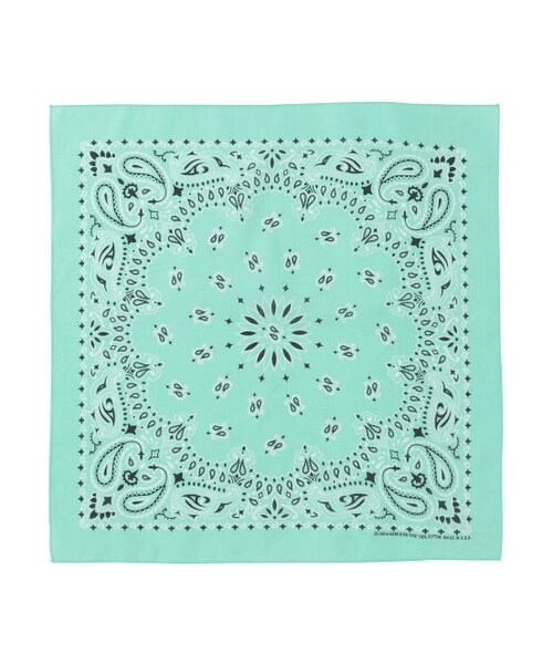 Hav-A-Hank Charcoal Paisley Bandanna, 22x22, Made in USA