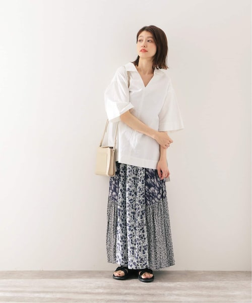 SLOBE IENA（スローブイエナ）の「スキッパーカラープルオーバー