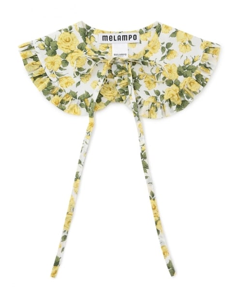 ROPE'(ロペ)の「【MELAMPO】フラワー 付け襟(その他・レディース・オレンジ・F)」の1枚目の写真