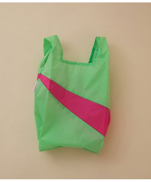 ADAM ET ROPE'（アダムエロペ）の「【SUSAN BIJL】The New Shopping Bag MEDIUM（バッグ・レディース・ブルー系3/レンガ/オレンジ系2/オレンジ系/ラベンダー系/ラベンダー/ターコイズ/キミドリ/ライトグリーン/キャメル/ダークブラウン系/ダークブラウン/ブラック/ライトグレー・F）」の6枚目の写真