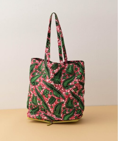 ADAM ET ROPE'（アダムエロペ）の「【ADD CULUMN】HANDY（バッグ・レディース・ホワイト/イエロー/シルバー・M）」の2枚目の写真