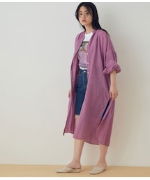 ADAM ET ROPE' | 【KHADI(カディ)】インドコットンシャツワンピース(ワンピース/ドレス)