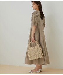 ADAM ET ROPE' | <洗える>【WEB限定】ボリュームスリーブドレス(ワンピース/ドレス)