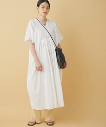 ADAM ET ROPE' | 【WEB限定】コードピンタックカフタンワンピース(ワンピース/ドレス)