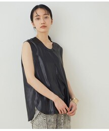 ADAM ET ROPE' | サテンノースリーブトップス(トップス)