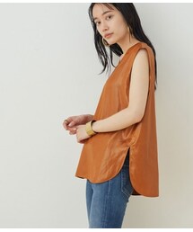 ADAM ET ROPE' | サテンノースリーブトップス(トップス)