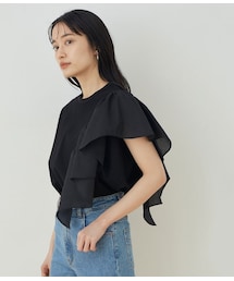 ADAM ET ROPE' | フレアースリーブアシメプルオーバー(トップス)