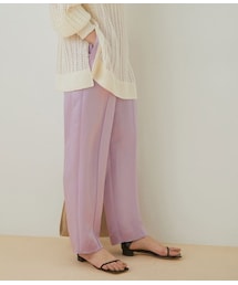 ADAM ET ROPE' | センタークリースサテンパンツ(パンツ)